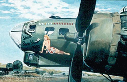 SHOO-SHOO-SHOO BABY - WW II FAMOUS B-17 BOMBER